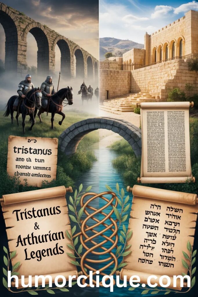 
Side by side comparison of Celtic naming traditions versus Hebrew biblical naming traditions showing cultural differences for name Tristan