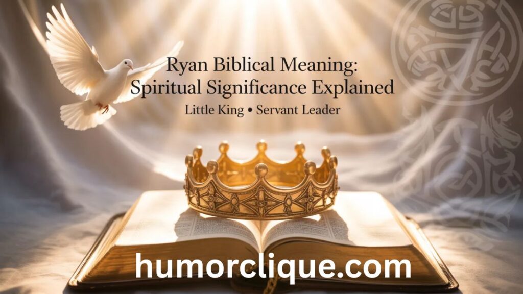 RYAN BIBLICAL MEANING: SPIRITUAL SIGNIFICANCE EXPLAINED