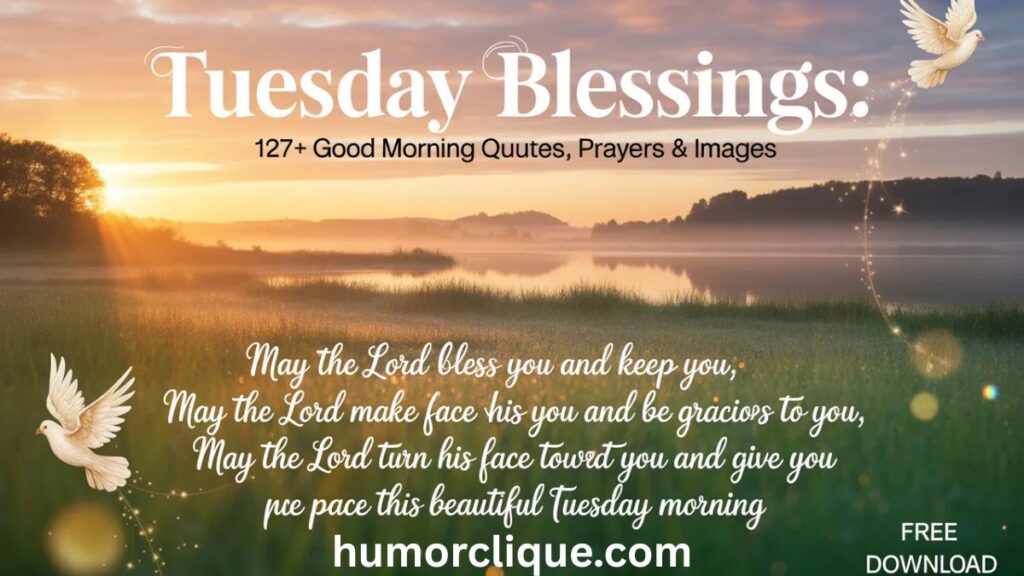 Tuesday Blessings: 127+ Good Morning Quotes, Prayers & Images(2026)