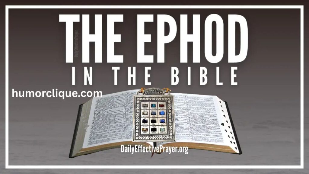 What Exactly Is an Ephod? Getting the Foundation Right